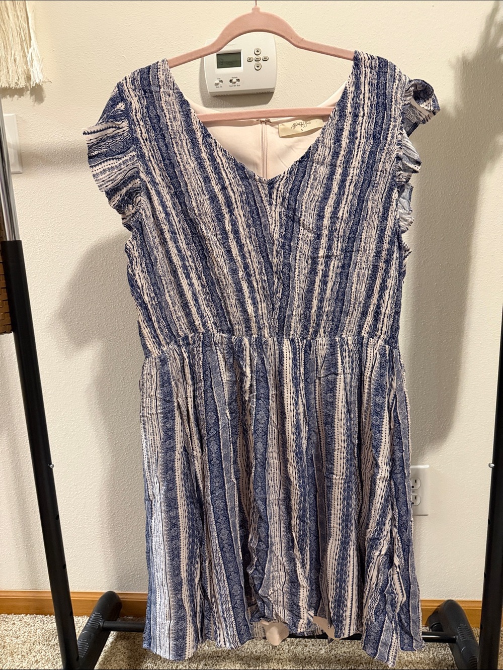 Arula size B Blue and White Striped Summer Dress